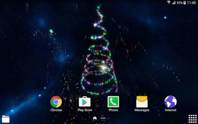 3D Christmas Tree Wallpaper android App screenshot 2