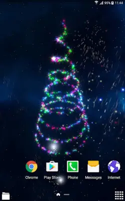 3D Christmas Tree Wallpaper android App screenshot 3